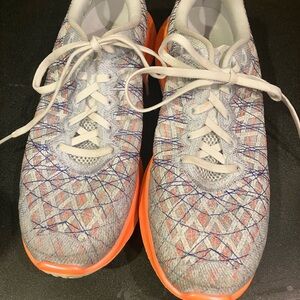 Under Armour Vibrant Women's Athletic Shoes - Orange and Gray